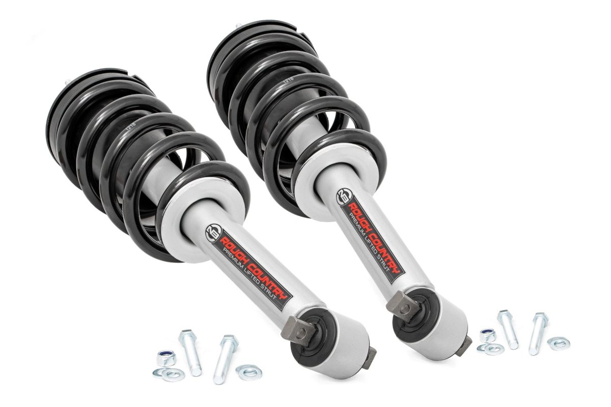 GMC Sierra 1500 Coilover Suspension Kit - Rough Country - Performance N3 Struts - '19-'25